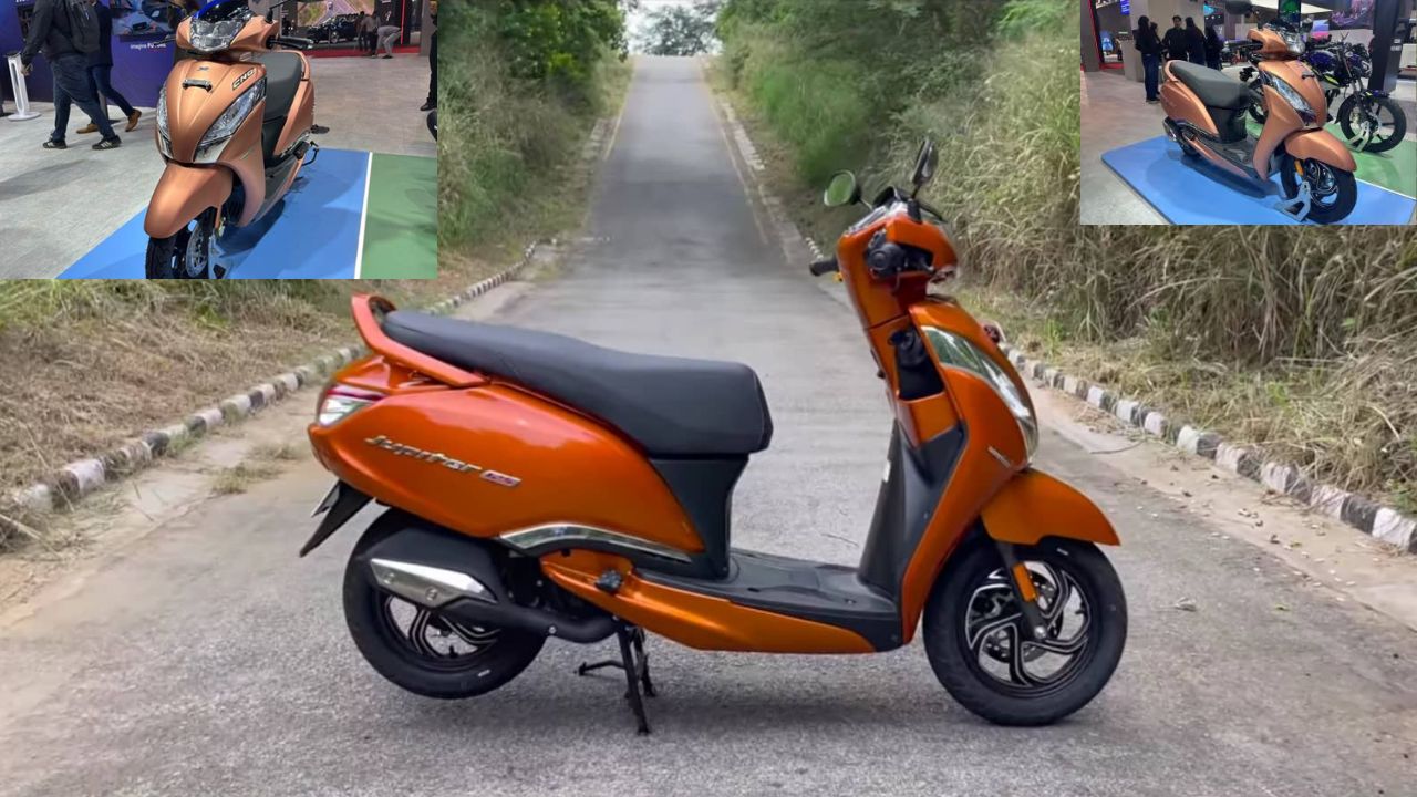 TVS Unveils Jupiter CNG Scooter At Auto Expo 2025 A Revolutionary