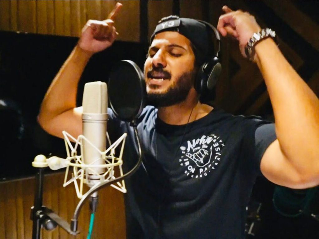 Dulquer Salmaan rendered a song in Tamil for the first time