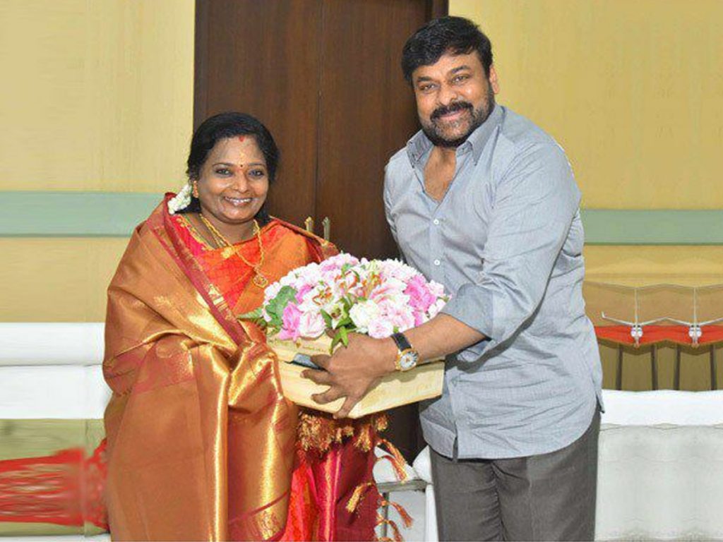 Governor Tamilisai Soundararajan Appreciations to Chiranjeevi