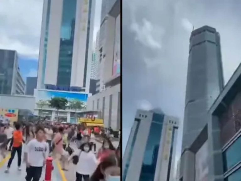 వైరల్: భూకంపం రాకుండానే… ఆ భవనం ఊగిపోయింది… 