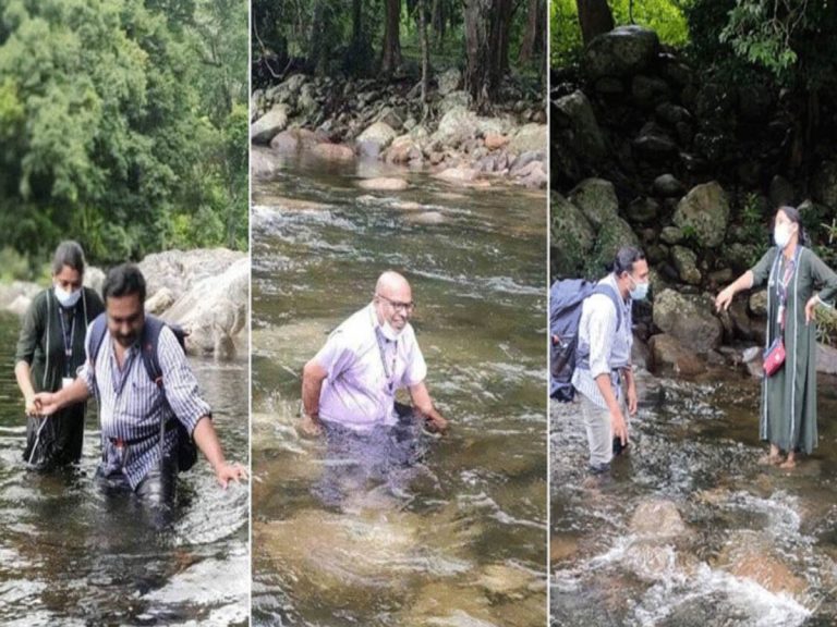 కోవిడ్ బాధితుల కోసం అడవులు… నదులు దాటుకొని… 