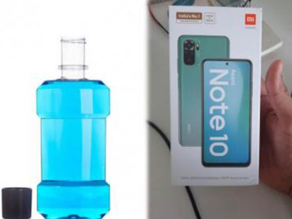 మౌత్ వాష్ కోసం ఆర్డర్ చేస్తే… పార్సిల్ లో… 