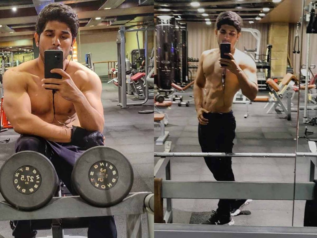 Allu Sirish Six Pack Mirror Selfie Goes Viral