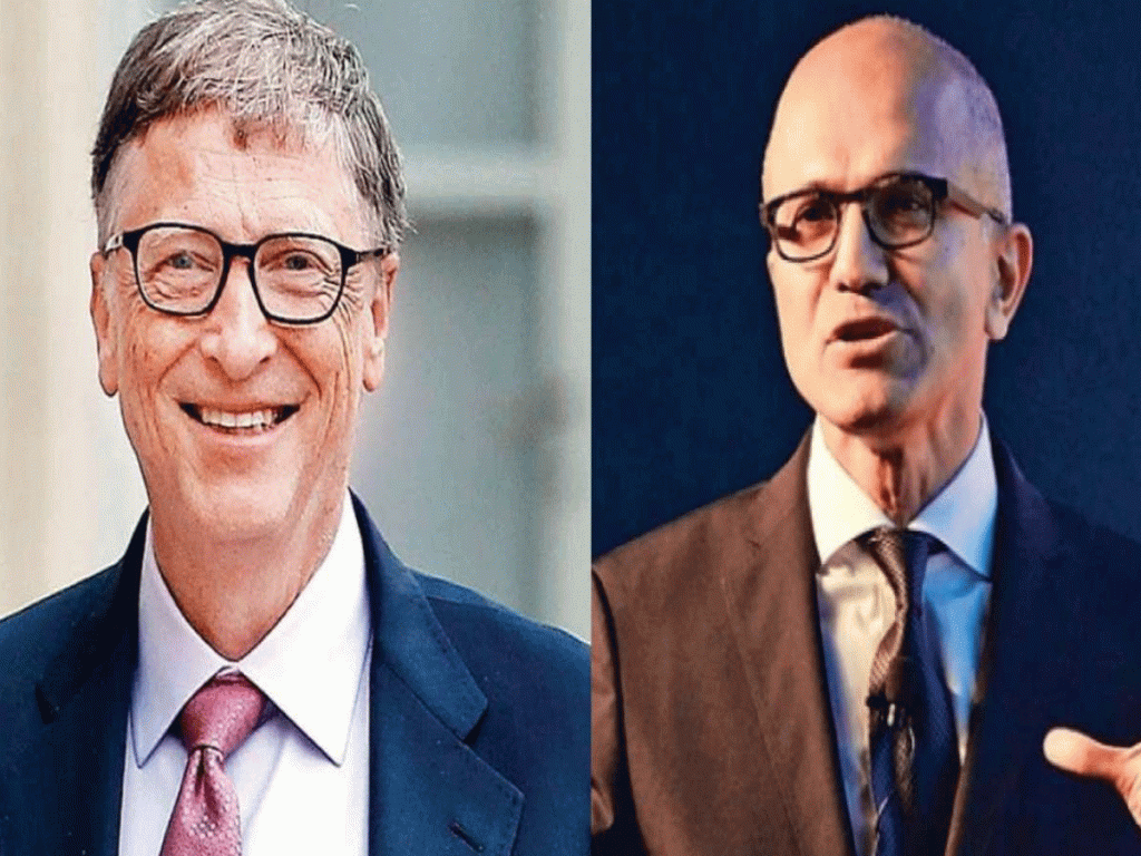 Bill Gates Satya Nadella