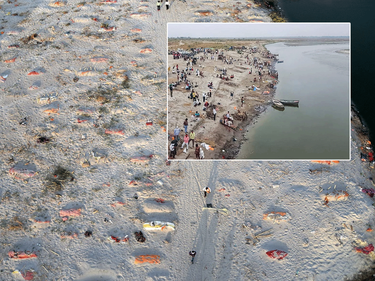 గంగా న‌దిలో కోవిడ్ మృత‌దేహాలు.. కేంద్రం ఆదేశాలు