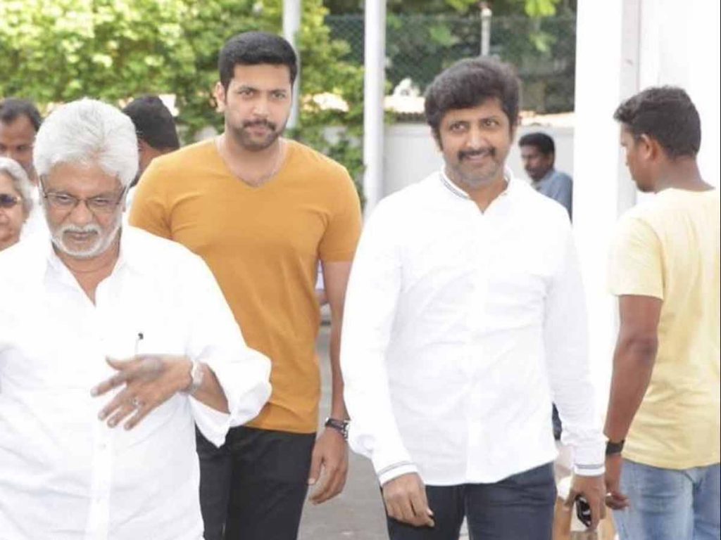 Jayam Ravi Family contributed Rs 10 lakhs to TN CM Relief Fund