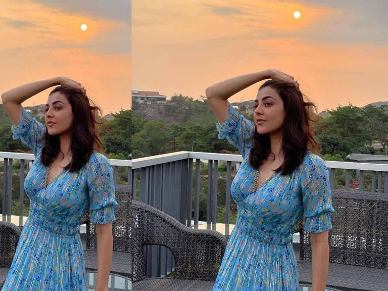 కాజల్ స్టన్నింగ్ సన్ సెట్ పిక్ వైరల్