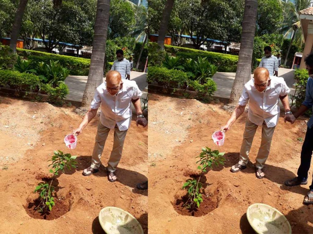 Superstar Krishna accepted Hara Hai Toh Bhara Hai Green India Challenge