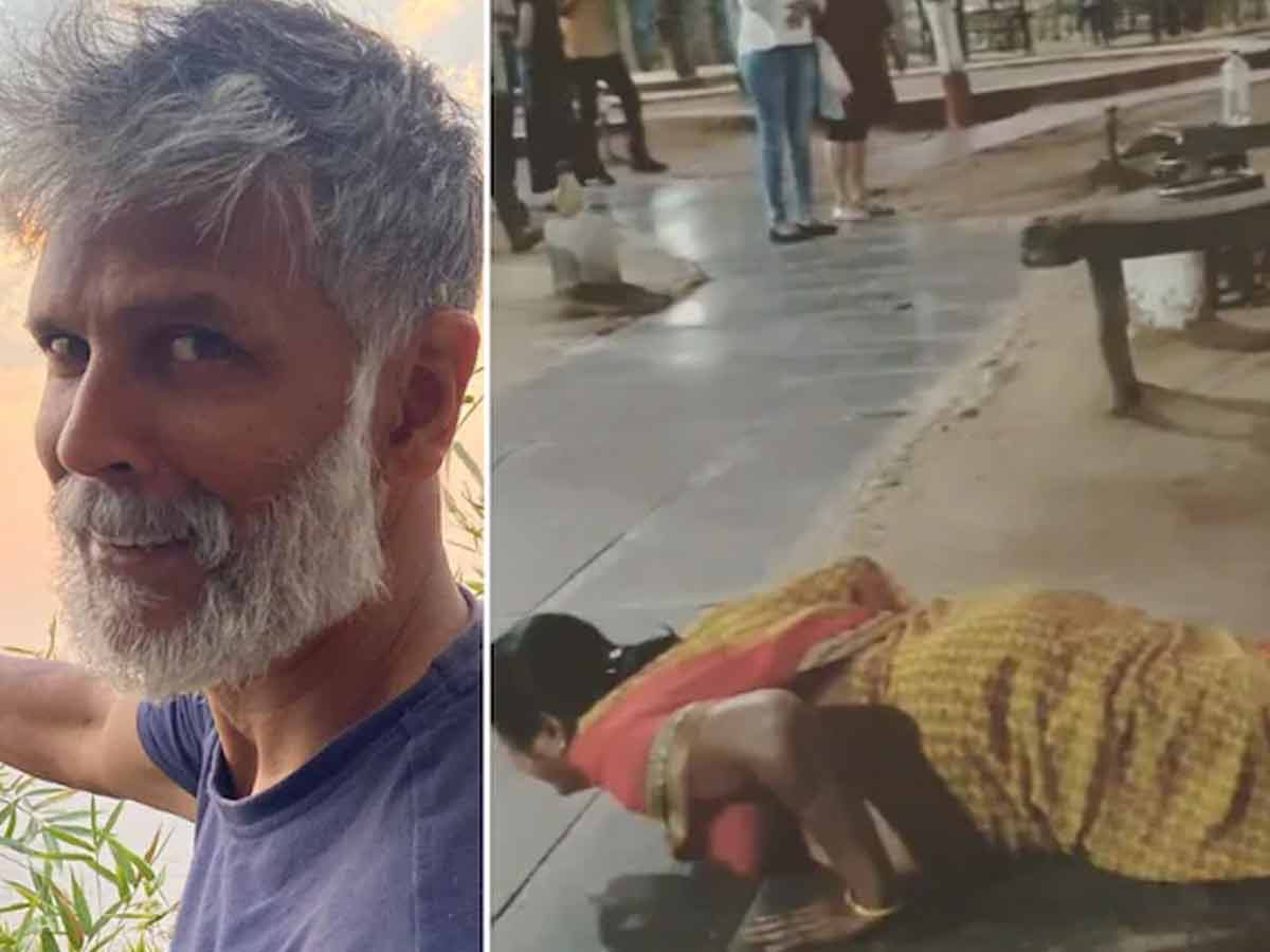 సెల్ఫీ అడిగిందని అక్కడే పుషప్ లు చేయమన్నాడు….!