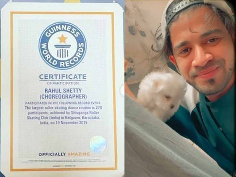 ఆరేళ్ళ క్రితమే గిన్నిస్ బుక్ లో రాహుల్ శెట్టి పేరు!