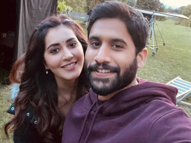 ‘థాంక్యూ’ షూటింగ్ లో నాగ చైతన్య, రాశిఖన్నా సెల్ఫీ…!