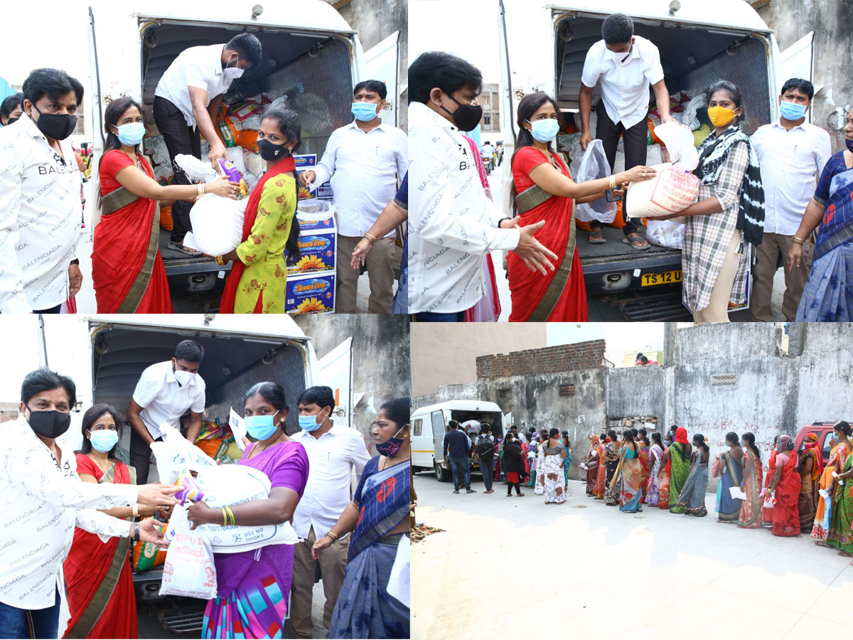 ప్రొడక్షన్‌ లేడీస్‌కి నటుడు అలీ కుటుంబ సమేతంగా సహాయం…