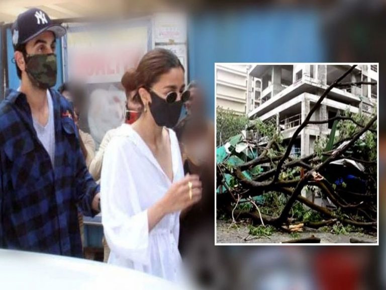 రణ్​బీర్​-ఆలియా కొత్త ఇల్లుపై తుఫాన్ దాడి