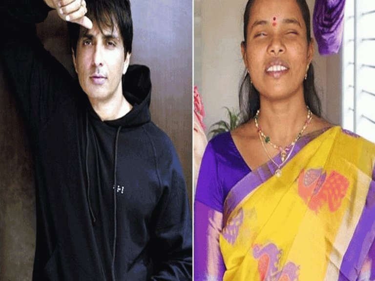 సోనూసూద్ ఫౌండేషన్ కు అంధయువతి విరాళం