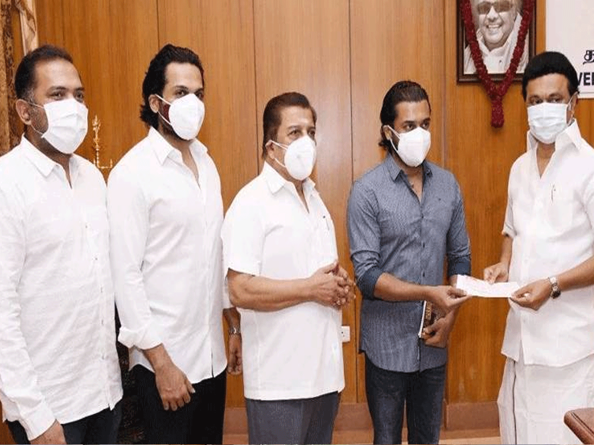 కోవిడ్ బాధితుల కోసం సూర్య బ్రదర్స్ కోటి విరాళం…