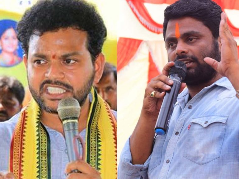 టిడిపి ఎంపికి ఏపీ స్పీకర్  కుమారుడు సవాల్.. దమ్ముంటే శ్రీకాకుళం రా !