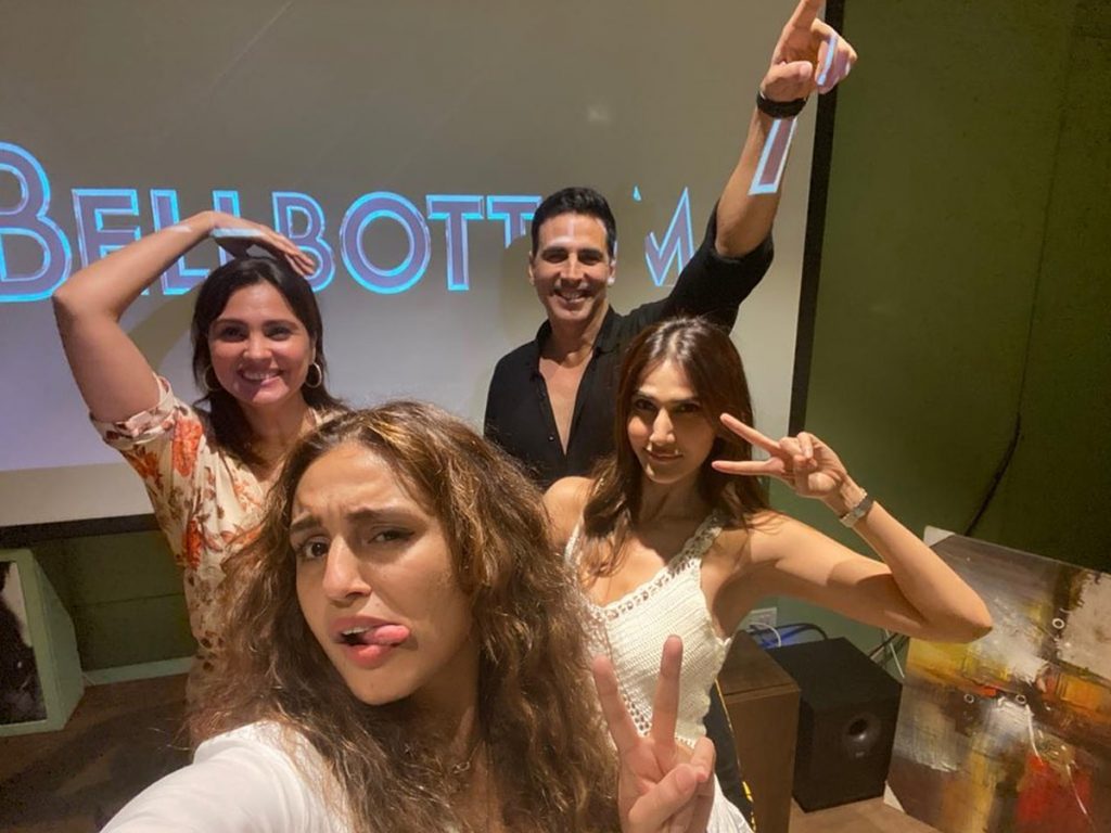 Akshay Kumar watches Bell Bottom with Huma, Lara and Vaani