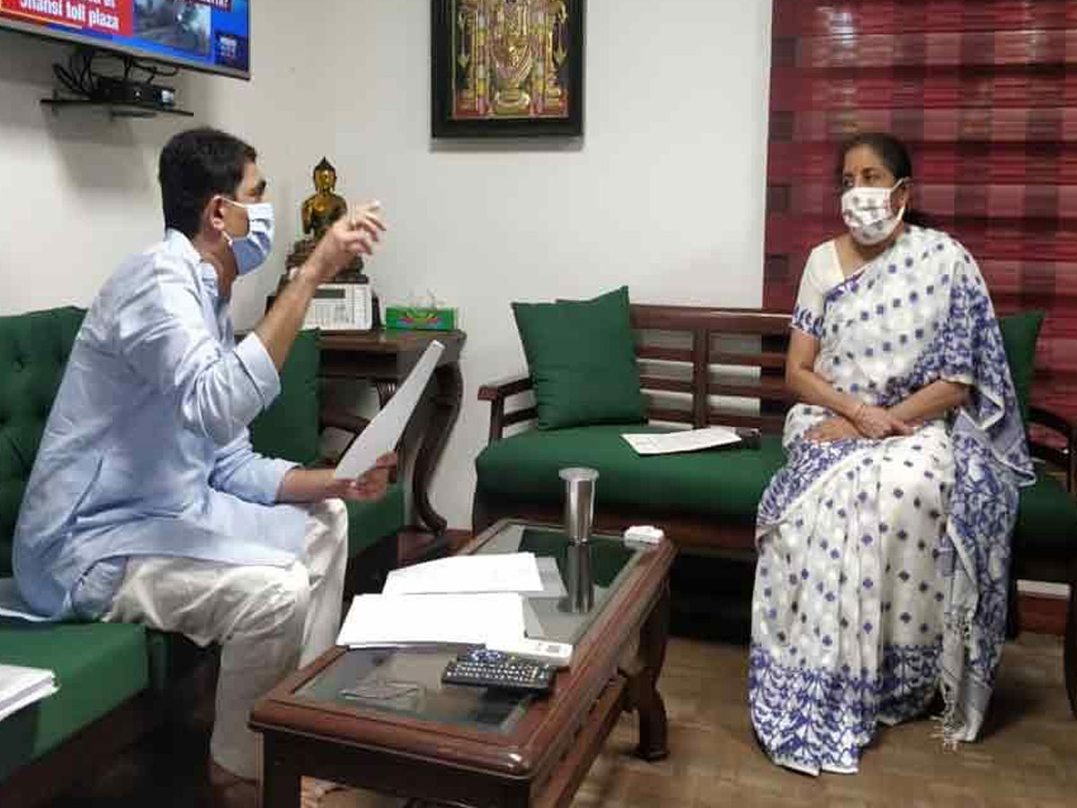 కేంద్రమంత్రి నిర్మలా సీతారామన్‌ను కలిసిన ఏపీ మంత్రి బుగ్గన
