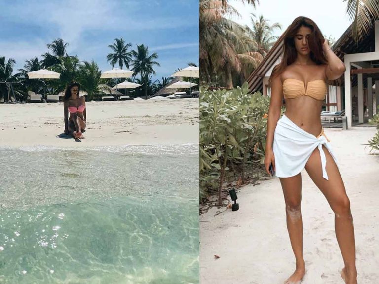 బీచ్ లో బర్త్ డే గర్ల్ బికినీ ట్రీట్