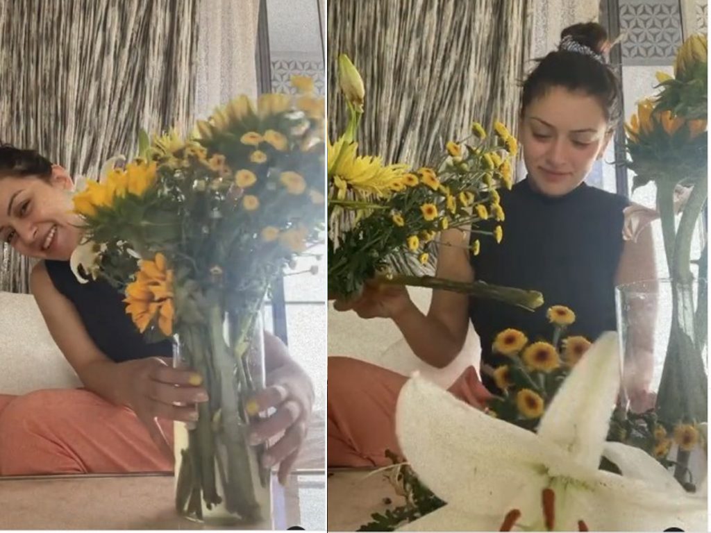 Hansika Motwani’s flower love will make you fall in love