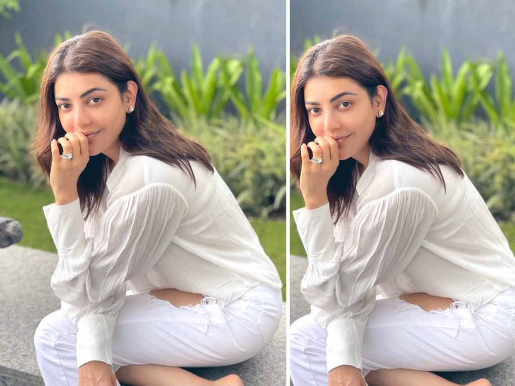 Kajal Aggarwal shares No-Makeup Selfie