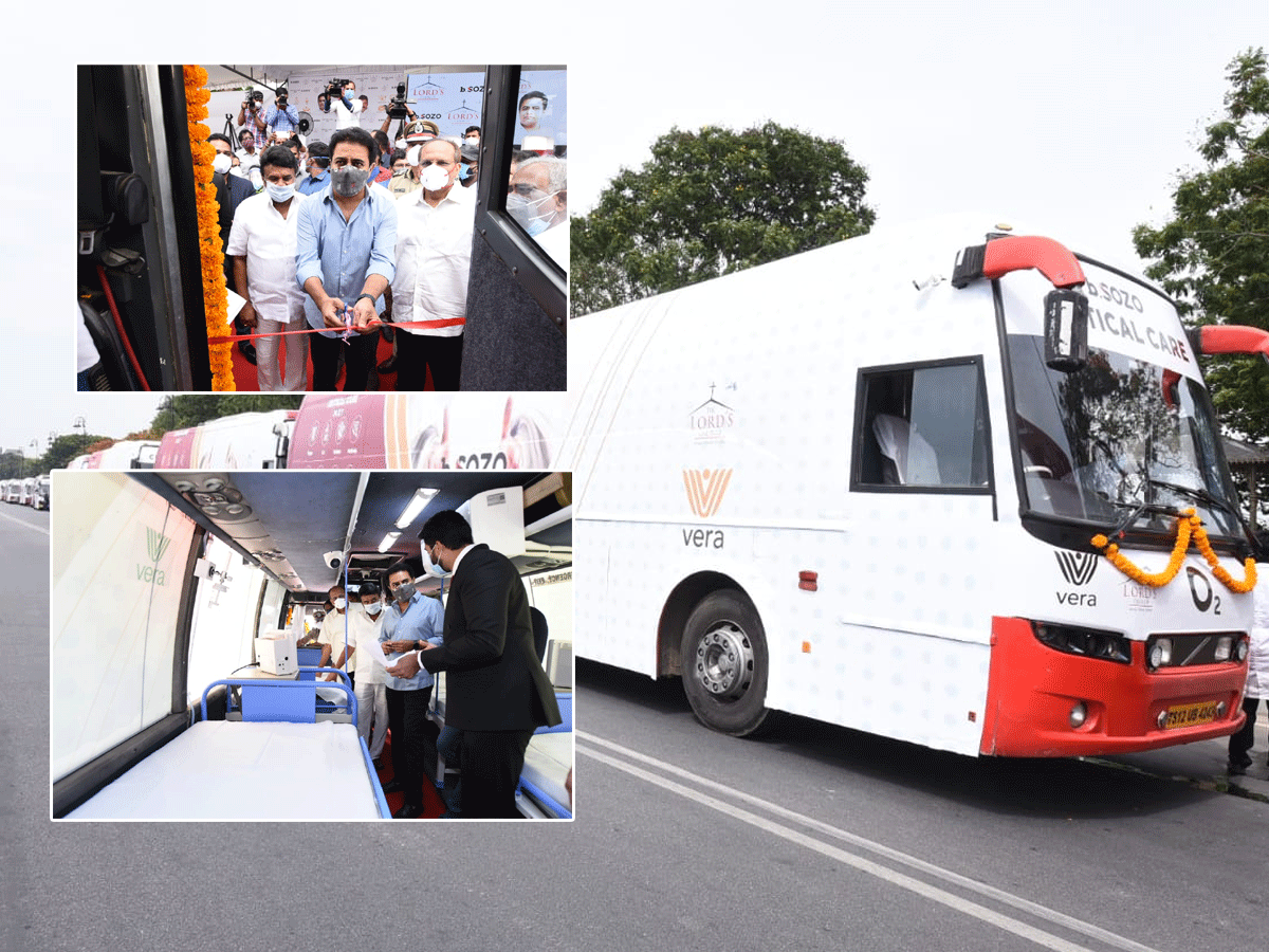 దేశంలోనే తొలిసారి.. మొబైల్ ఐసీయూ బ‌స్సులు ప్రారంభం..