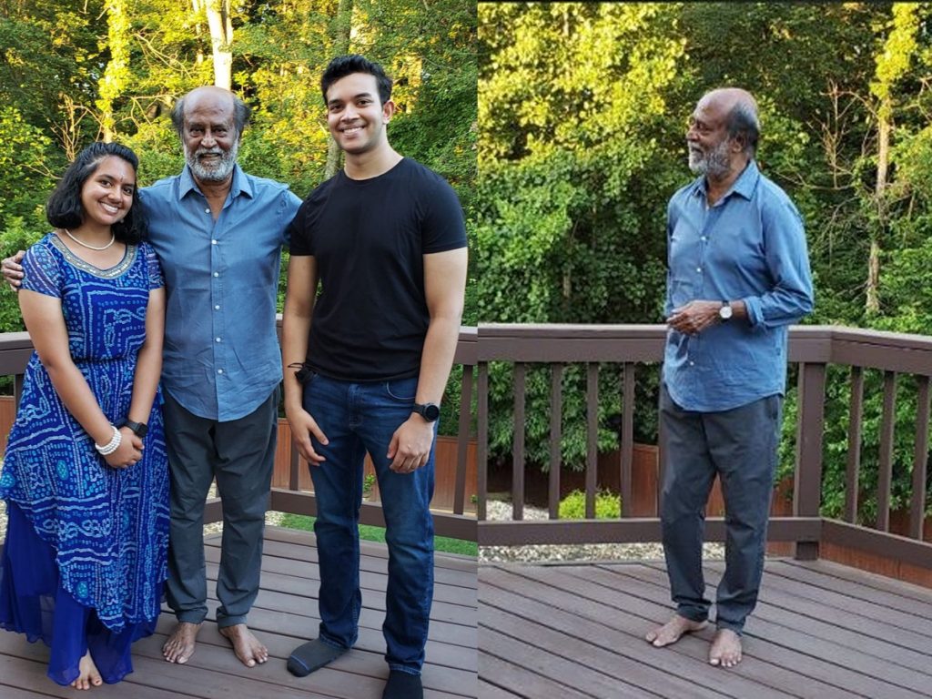 Latest stills of Thalaivar Rajinikanth in West Virginia USA