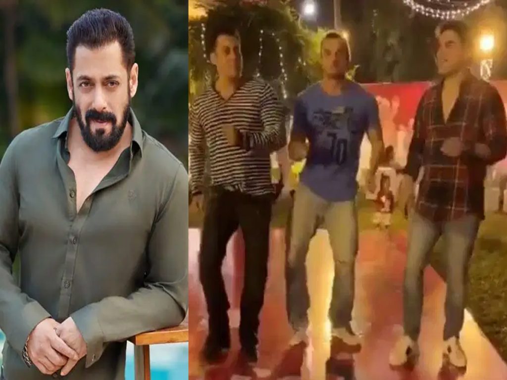 Salman Khan dancing with brothers video goes viral