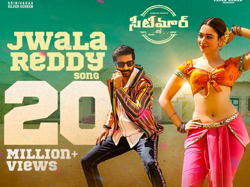 Jwala Reddy song from Seetimaarr garners 20 million views