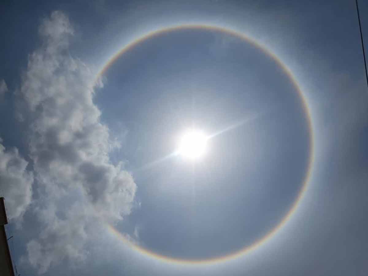 ఆకాశంలో అద్భుతం… వీడియో షేర్ చేసిన మెగాస్టార్