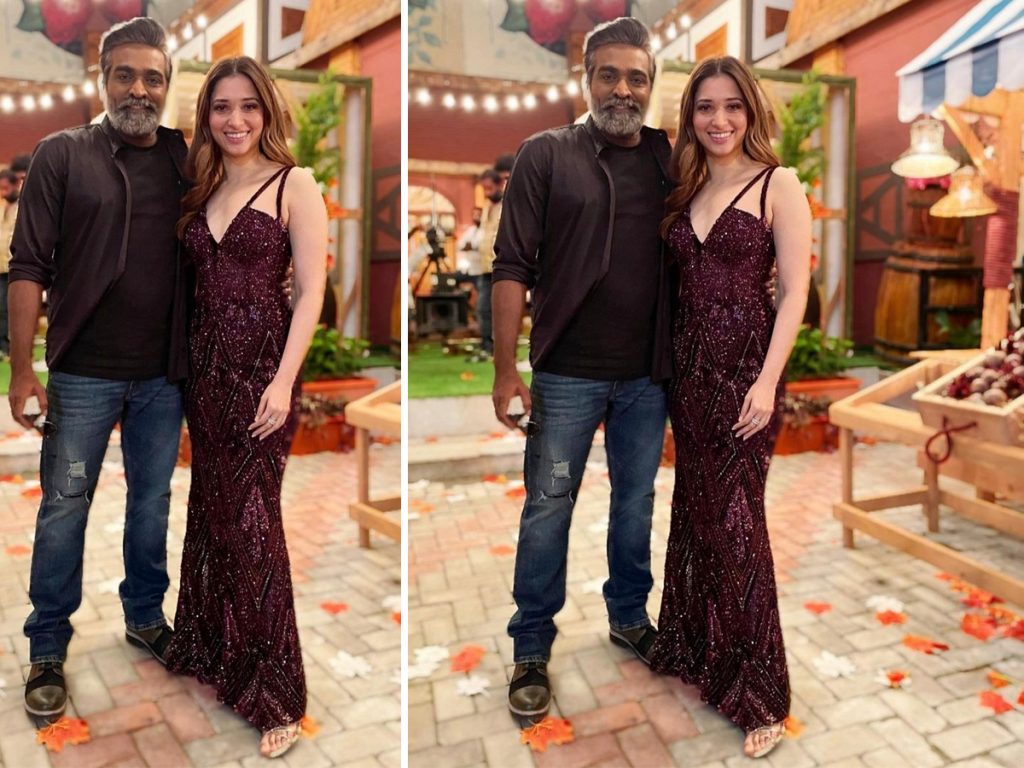 Makkal Selvan Vijay Sethupathi & Tamannaah at Master Chef promo shoot
