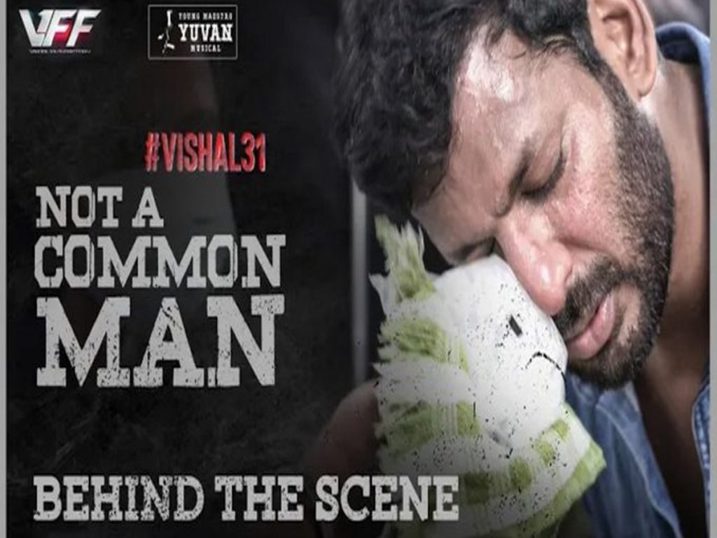 Mass fight moments from the sets of Vishal's Vishal31