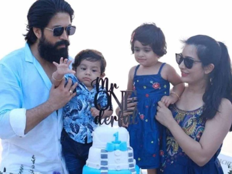 యష్ కొడుకా మజాకా…  వీడియో వైరల్