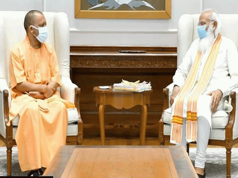 ప్ర‌ధాని మోడీతో సీఎం యోగి కీల‌క మంత‌నాలు..