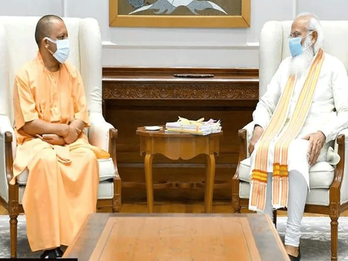 ప్ర‌ధాని మోడీతో సీఎం యోగి కీల‌క మంత‌నాలు..