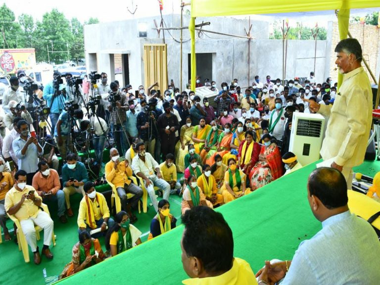 సాధన దీక్ష చేయడం ఒక చరిత్ర : చంద్రబాబు