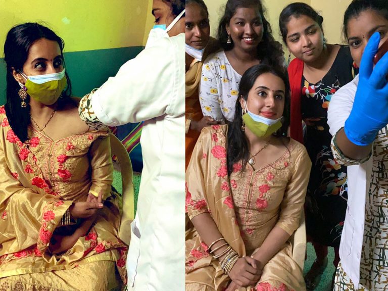 ఫ్రీ గా వాక్సిన్ వేయిస్తానంటున్న సంజ‌నా!