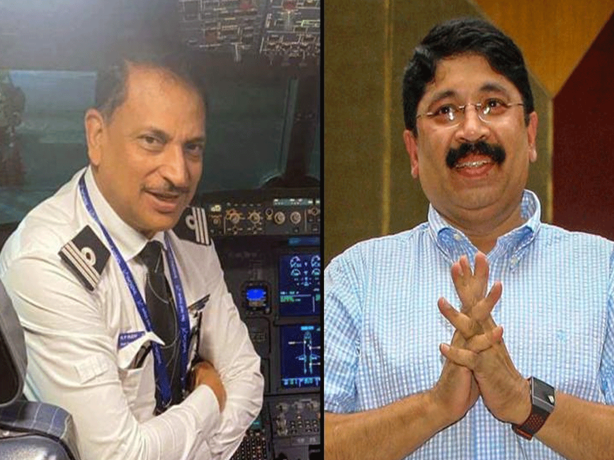 పైలెట్ సీట్లో బీజేపీ ఎంపీ, ప్రయాణికుడిగా డీఎంకే ఎంపీ.. మార‌న్ ఆనందం