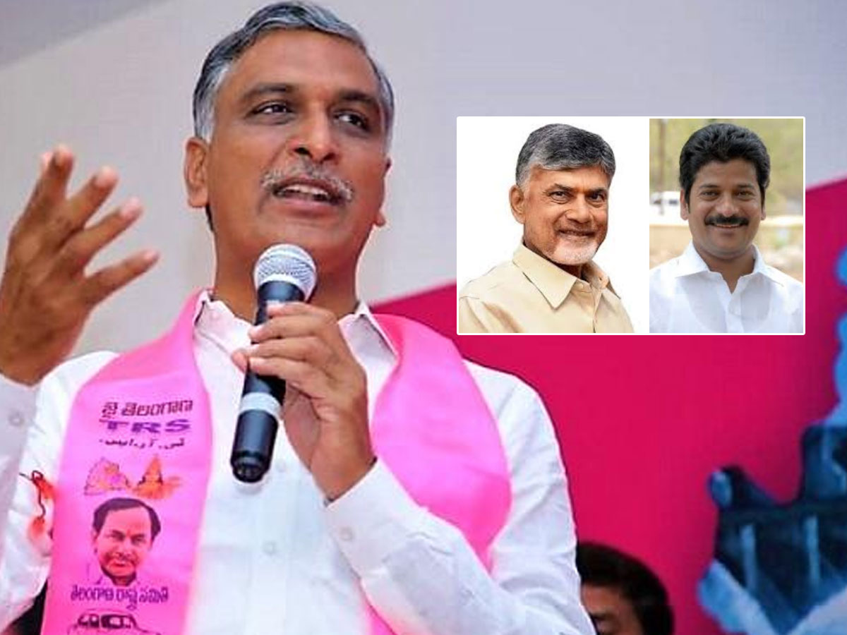 కొత్త ముసుగులో తెలంగాణలోకి మళ్లీ చంద్రబాబు.. హరీష్‌రావు ఫైర్