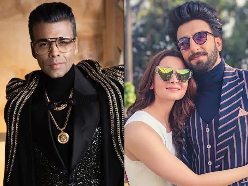 Karan Johar announces love story with Ranveer and Alia