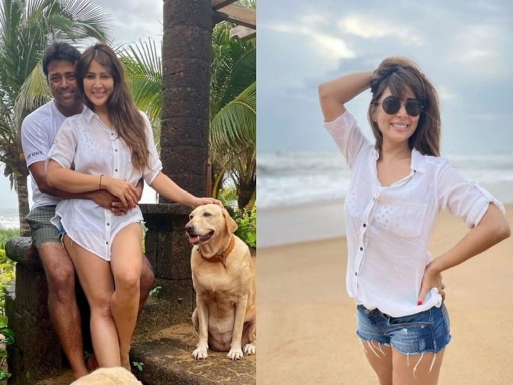 Kim Sharma dating tennis player Leander Paes