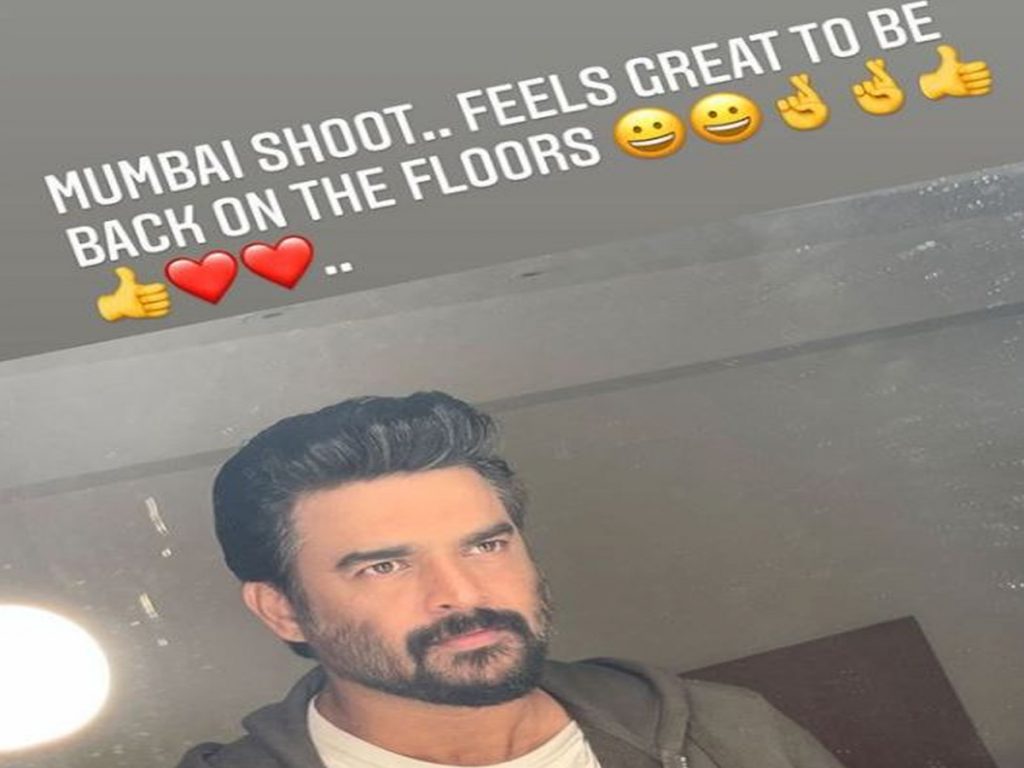 Madhavan Pic from sets of Rocketry: The Nambi Effect