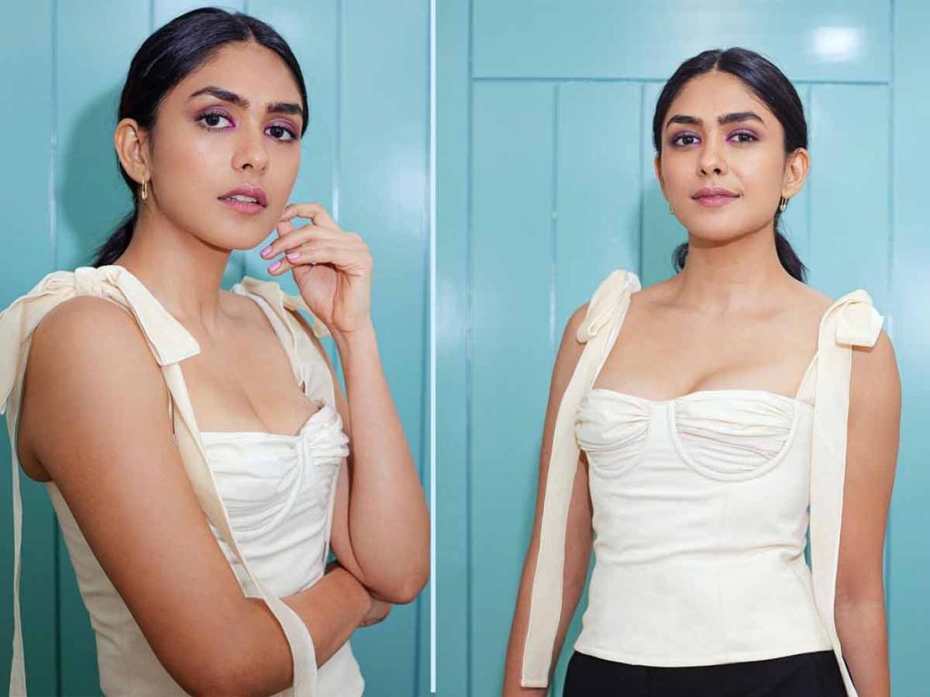 Mrunal Thakur aces yet another look for Toofaan promotions