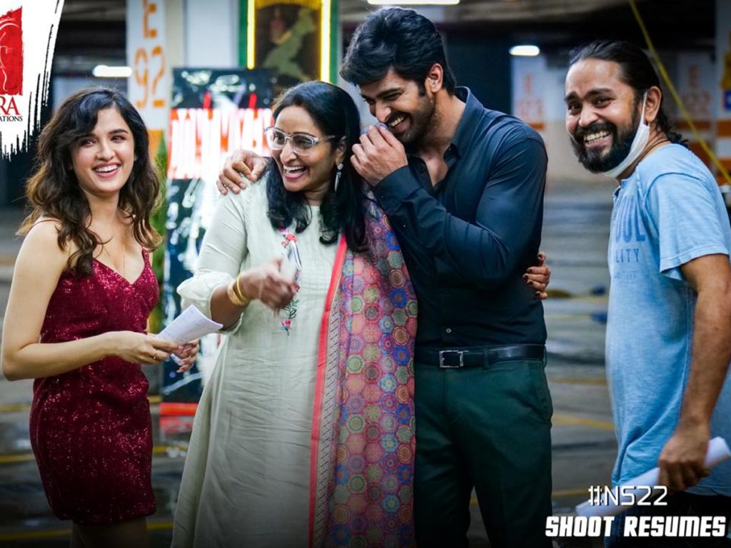 NS22 resumes shoot in Hyderabad