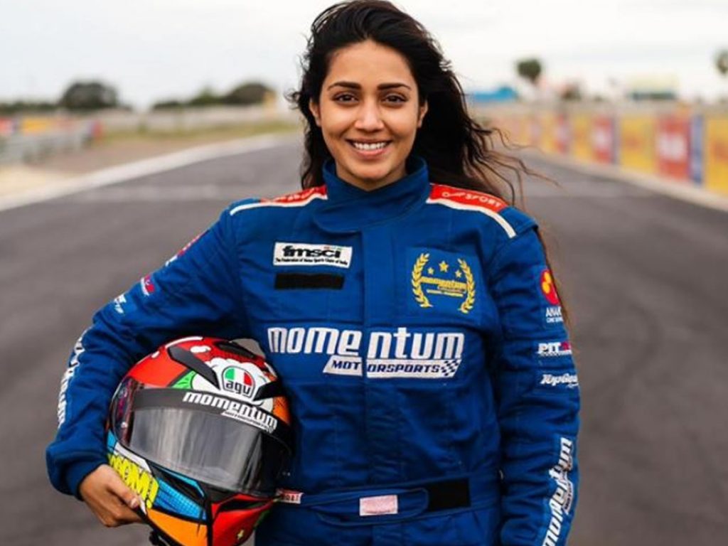 Nivetha Pethuraj becomes a certified car racer