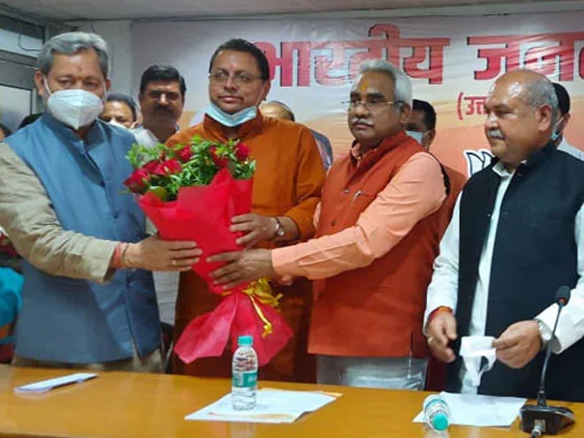 నేడు పుష్కర్ సింగ్ ధామియా ప్రమాణస్వీకారం