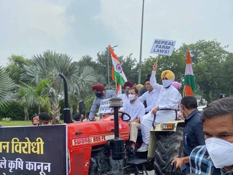 ట్రాక్ట‌ర్ డ్రైవ‌ర్‌గా మారిన రాహుల్ గాంధీ…