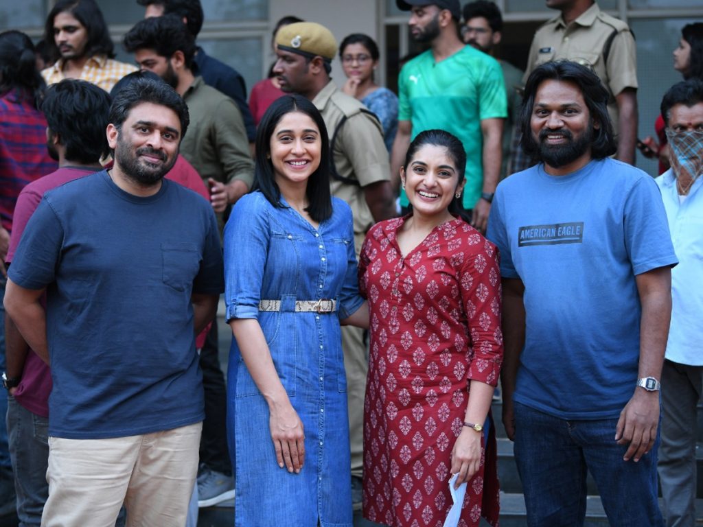 Nivetha, Regina's Midnight Runners Telugu remake shoot is in progress!