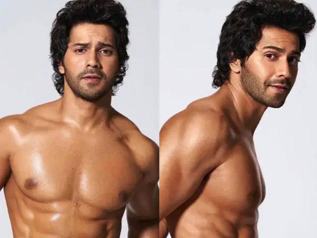 Varun Dhawan flaunts his chiseled abs