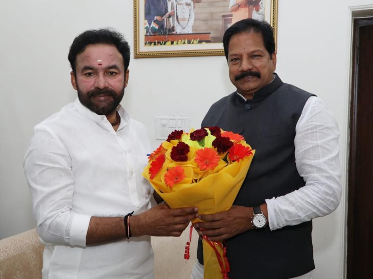 కేంద్రమంత్రి కిషన్ రెడ్డిని కలిసిన ఏపీ డిప్యూటీ స్పీకర్..